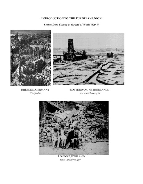 Introduction To The European Union Lesson Plan