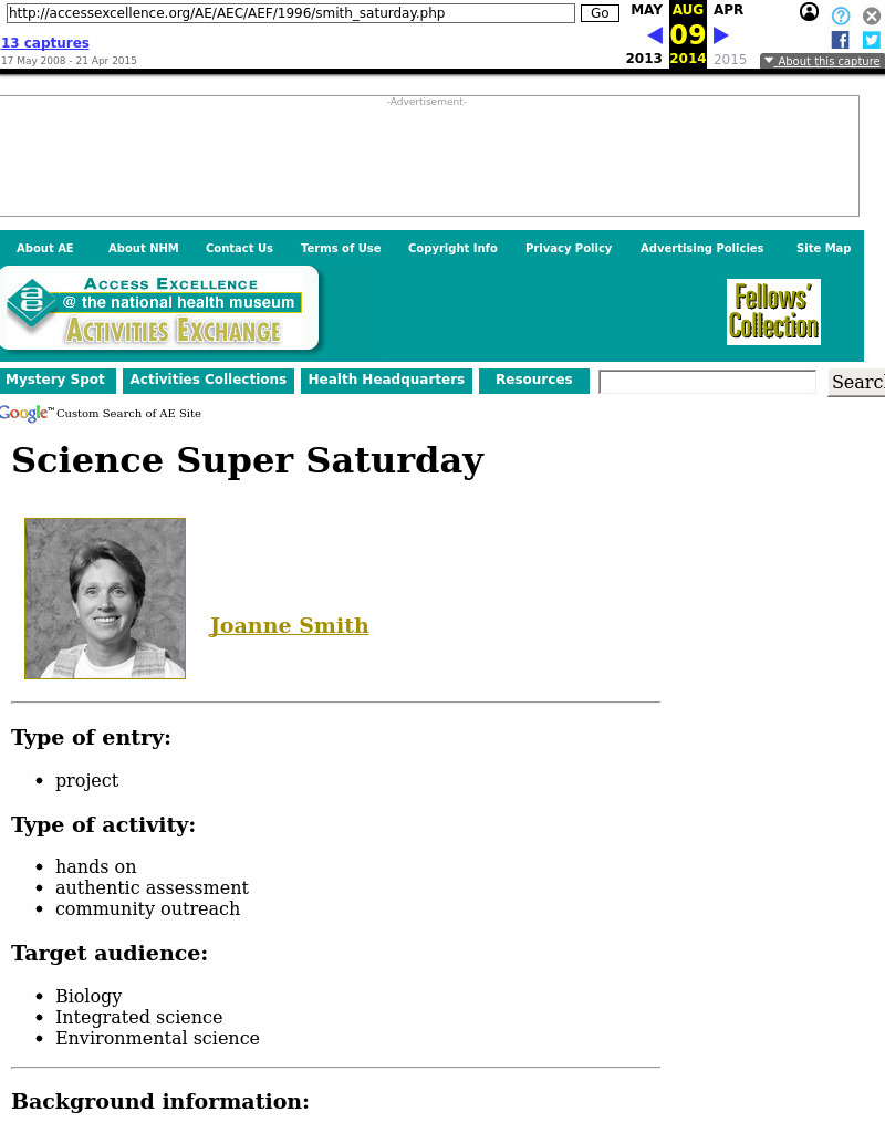 Science Super Saturday Lesson Plan