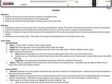 Inventions Lesson Plan