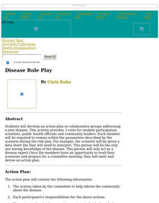 Disease Role Play Lesson Plan