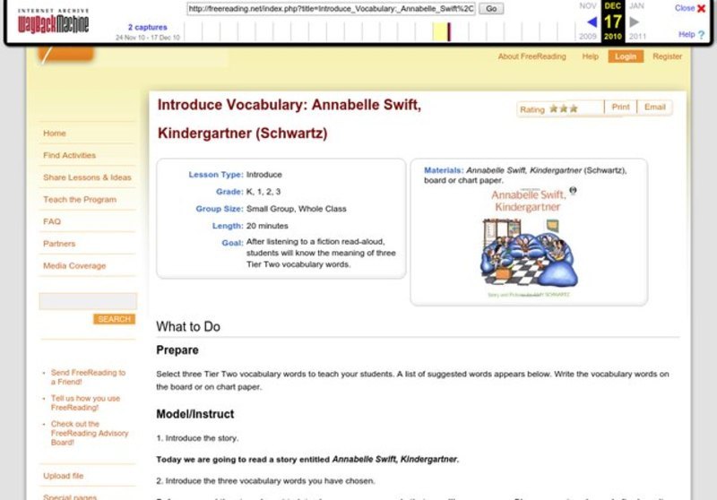 Introduce Vocabulary: Animal Tracks (Dorros) Lesson Plan