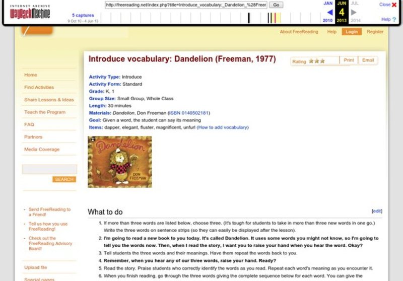 Introduce Vocabulary: Clifford the Big Red Dog  Lesson Plan