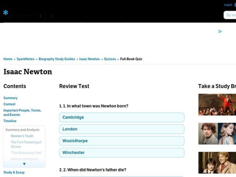 Isaac Newton      Interactive
