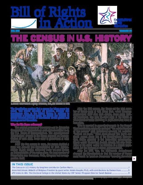 The Census in US History Activity