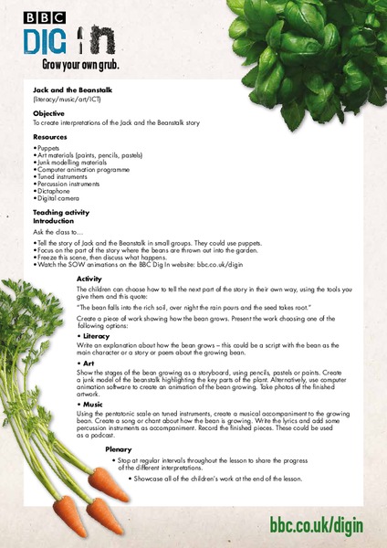 Jack and the Beanstalk Lesson Plan