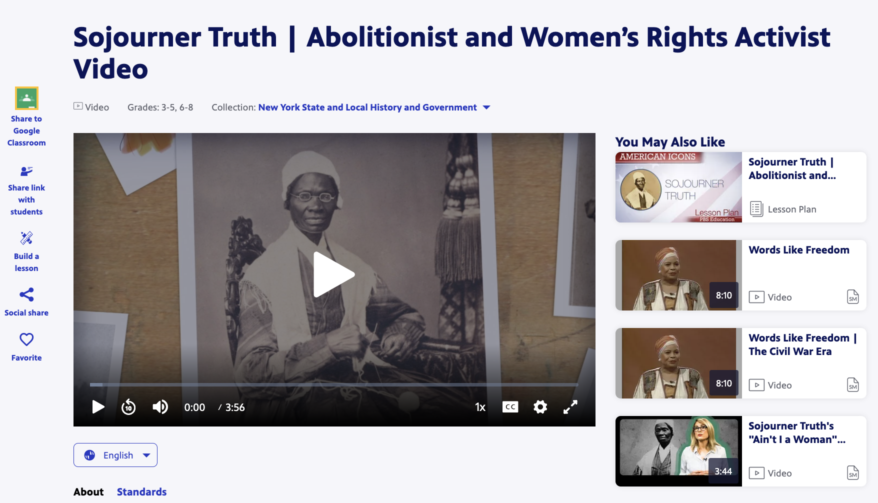 Sojourner Truth | Abolitionist and Women’s Rights Activist Video Instructional Video