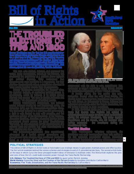 The Troubled Elections of 1796 and 1800 Activity