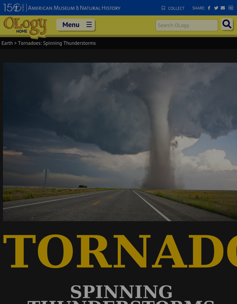 Tornadoes Spinning Thunderstorms Website