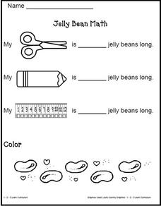 Jelly Bean Math Worksheet
