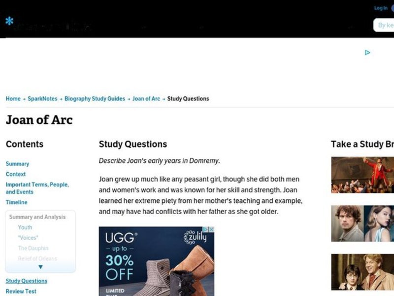 Joan of Arc Interactive