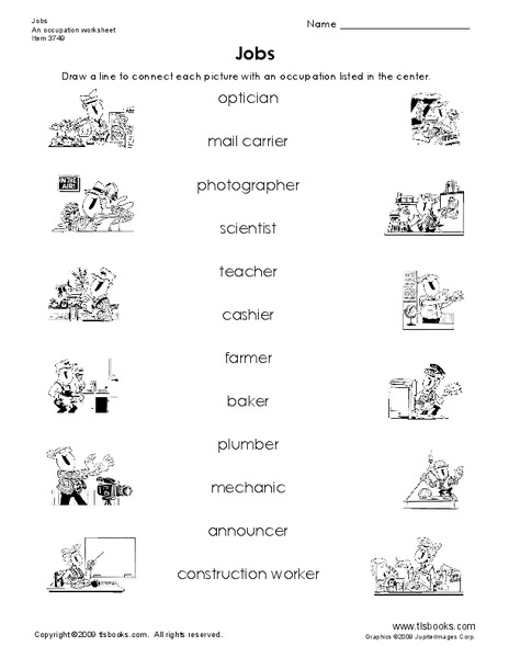 Jobs Worksheet