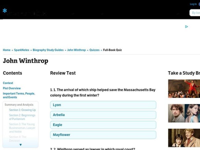 John Winthrop      Interactive