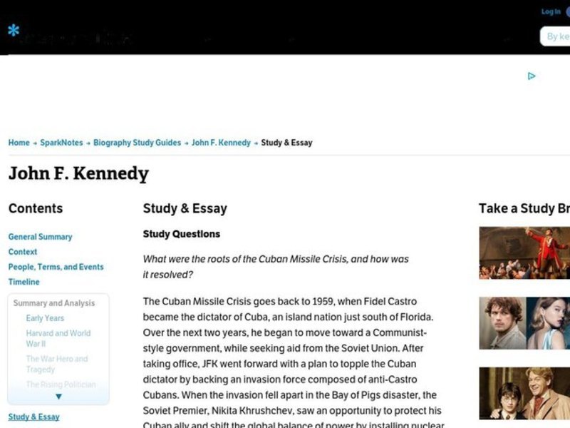 John F. Kennedy      Interactive