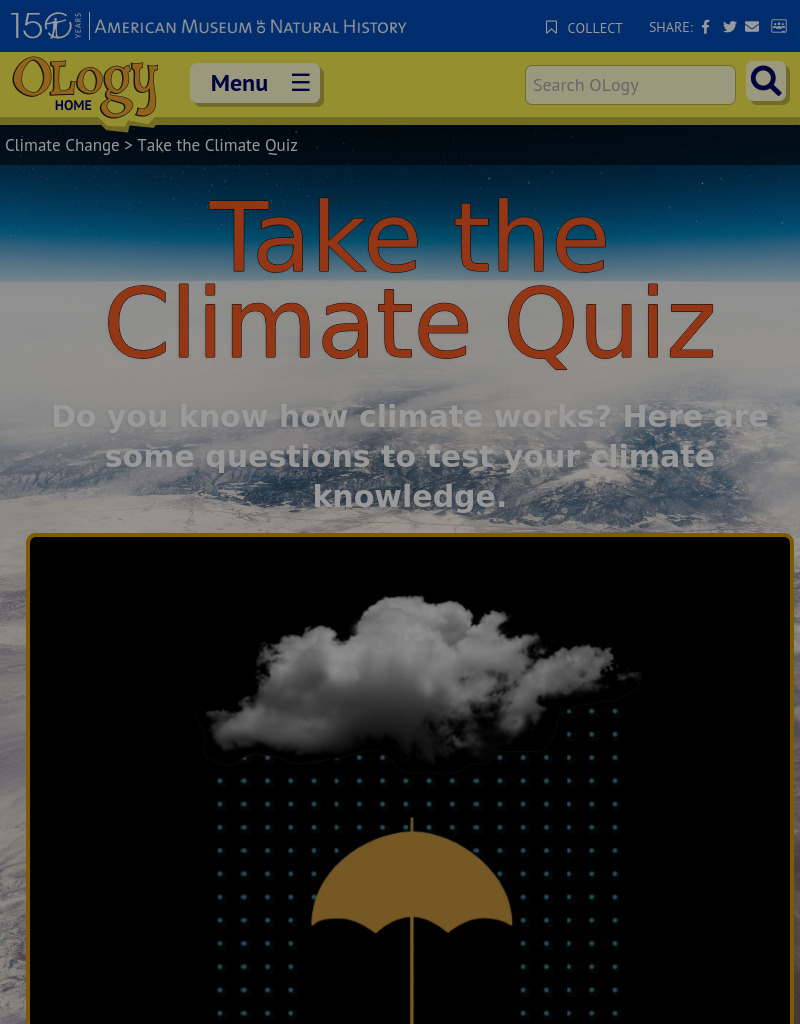 Take the Climate Quiz Interactive