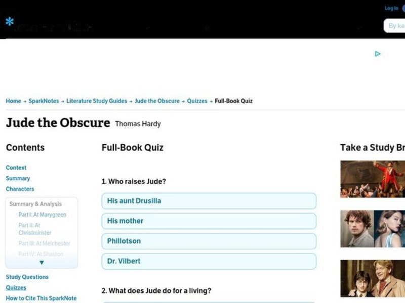 Jude the Obscure Interactive