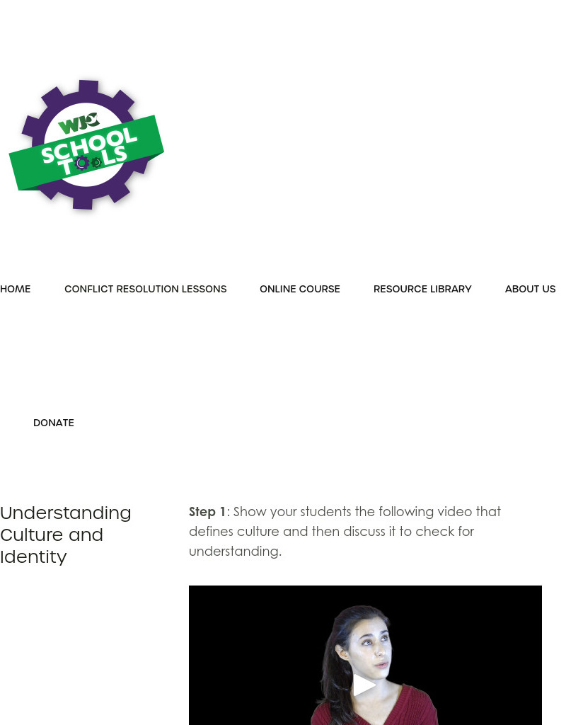 Culture and Identity Lesson Plan