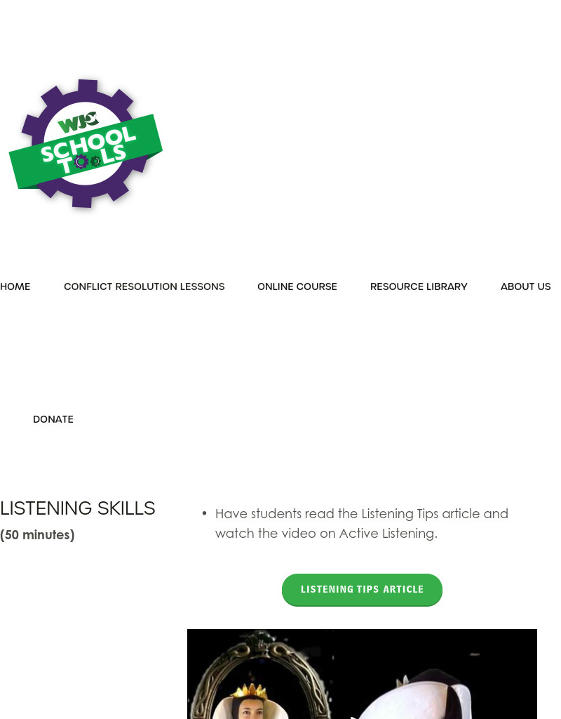 Communication Skills Lesson Plan