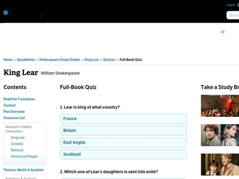 King Lear Interactive