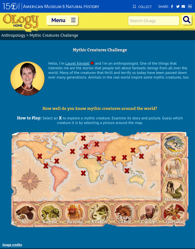 Mythic Creatures Challenge Interactive