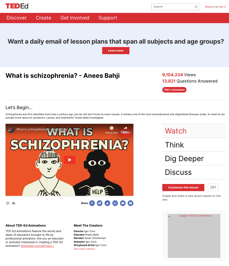 What Is Schizophrenia? Instructional Video