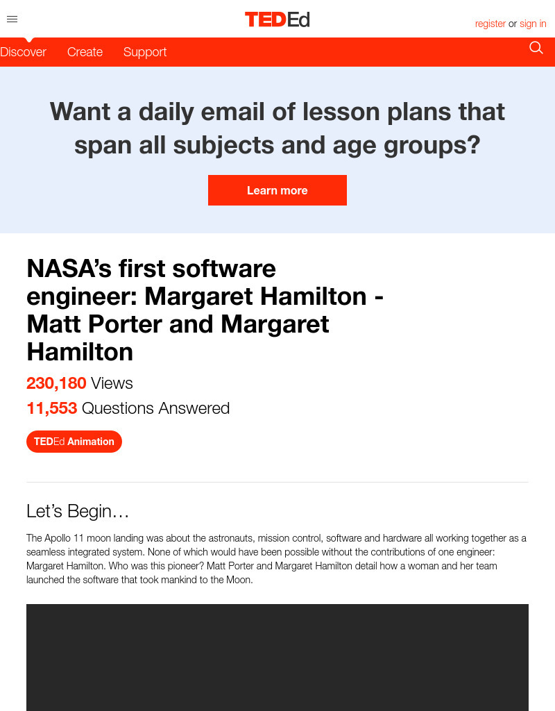 How One Women Put Man on the Moon Instructional Video