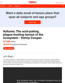 Vultures: The Acid-Puking, Plague-Busting Heroes of the Ecosystem Instructional Video