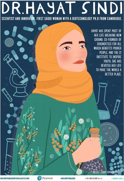 Dr. Hayat Sindi Graphic