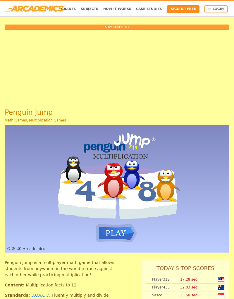 Penguin Jump Interactive