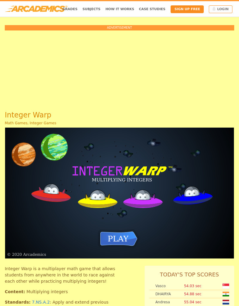 Integer Warp Interactive