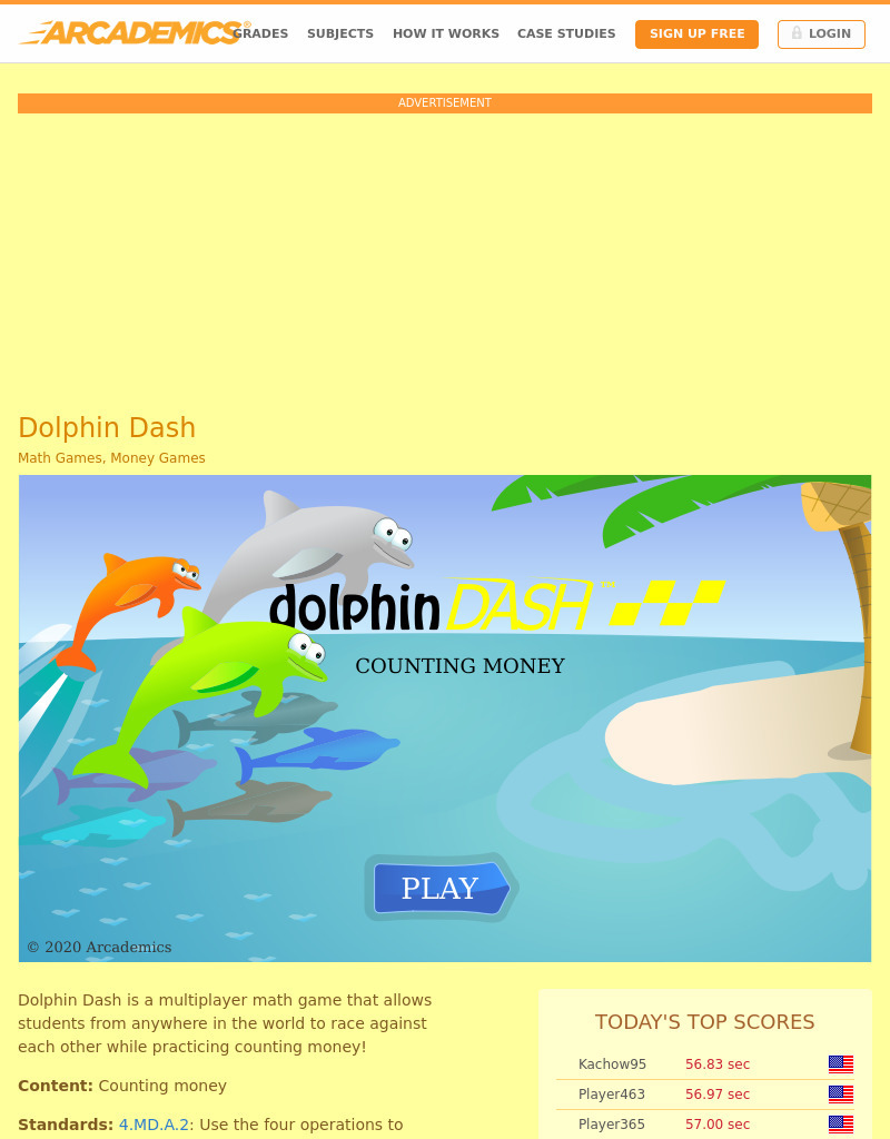 Dolphin Dash Interactive