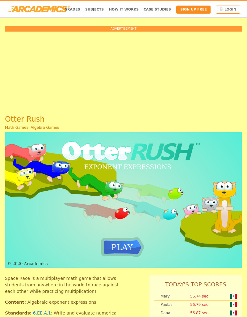 Otter Rush Interactive