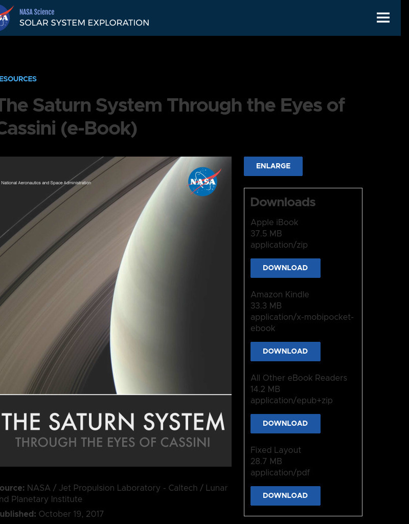 The Saturn System Through the Eyes of Cassini eBook