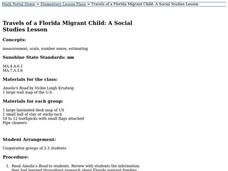 Travels of a Florida Migrant Child: A Social Studies Lesson Lesson Plan