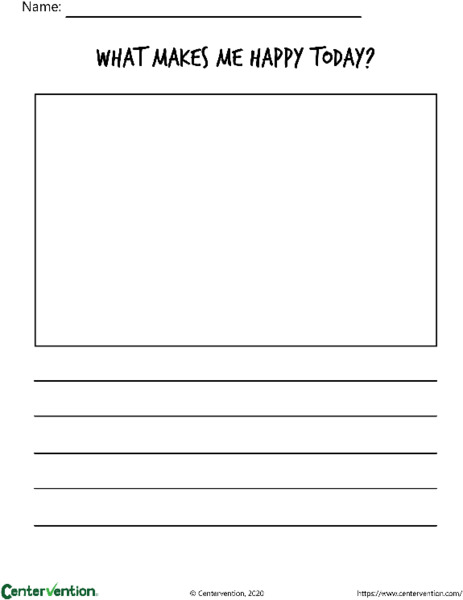 What Makes Me Happy Today? Writing