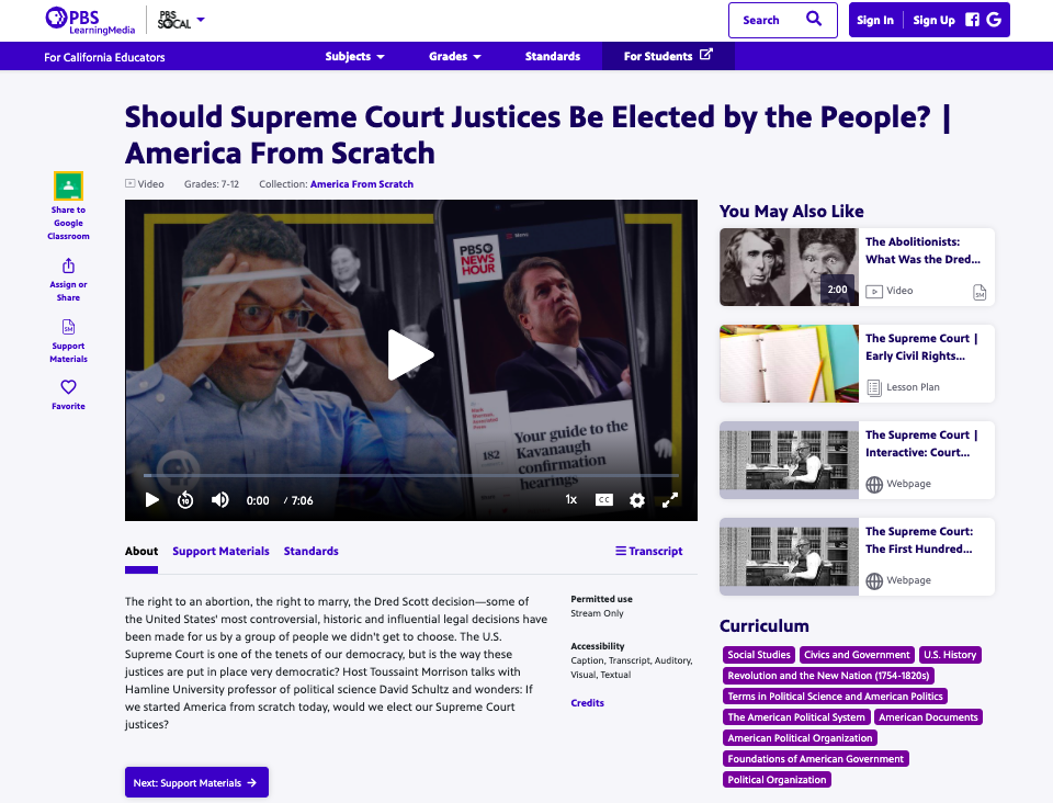 Should Supreme Court Justices Be Elected by the People? | America From Scratch Instructional Video
