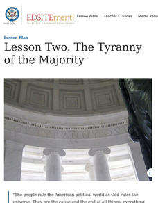 The Tyranny of the Majority Lesson Plan