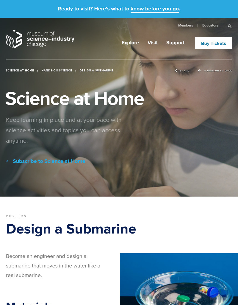 Design a Submarine Activity