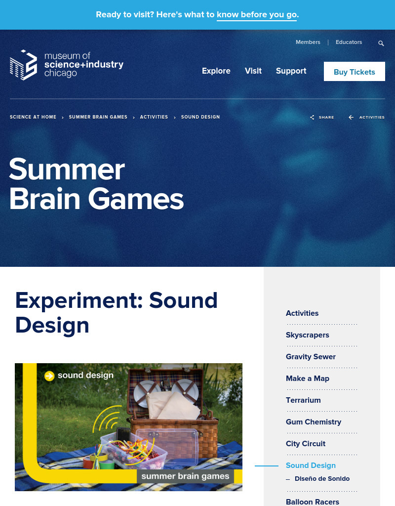 Sound Design Activity