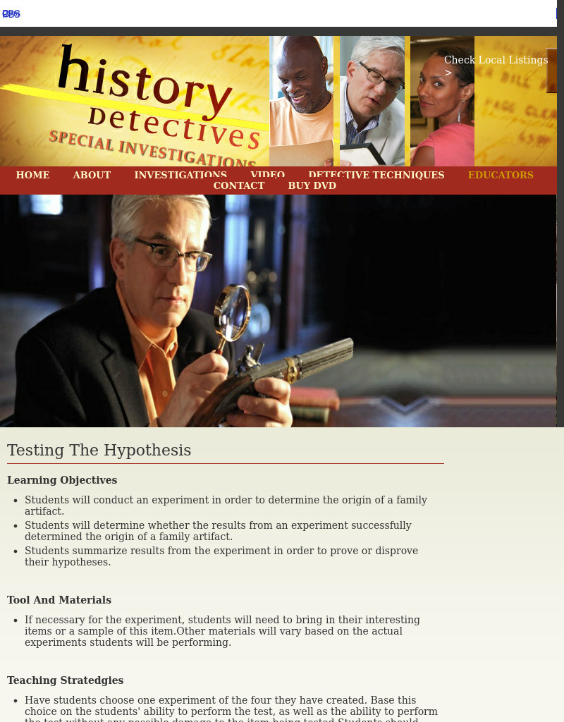 Testing The Hypothesis Activity