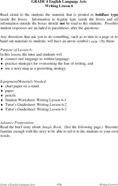 Prewriting Strategies Lesson Plan
