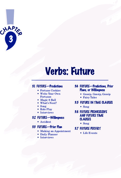 Verbs: Future Activity