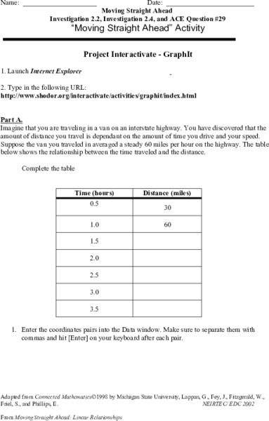 Moving Straight Ahead Interactive