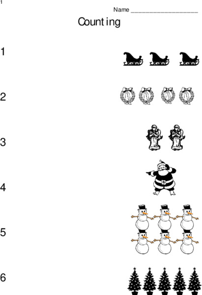 Counting Worksheet