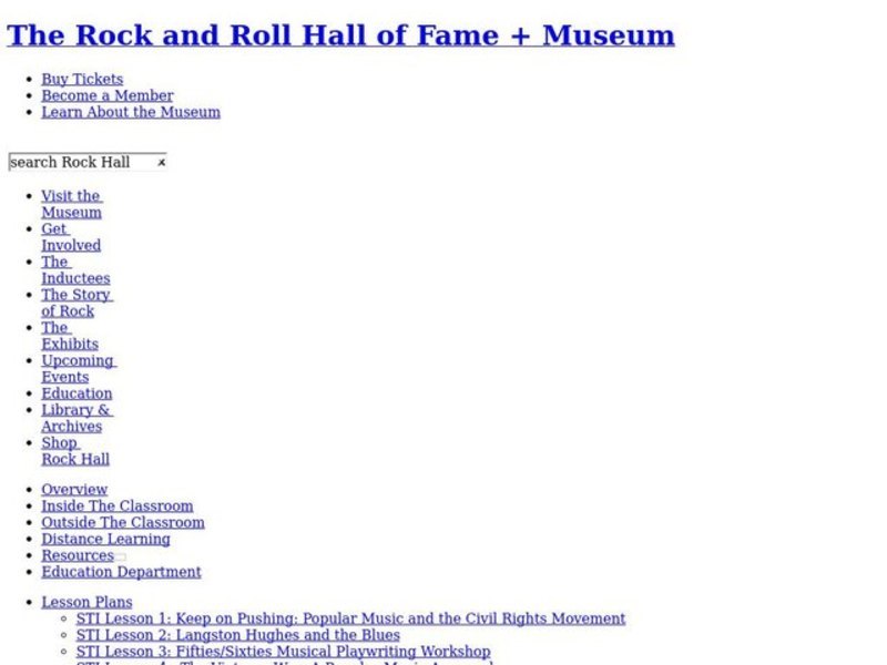 Langston Hughes and the Blues Lesson Plan