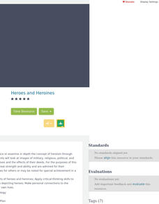 Art & Heroes & Heroines Lesson Plan