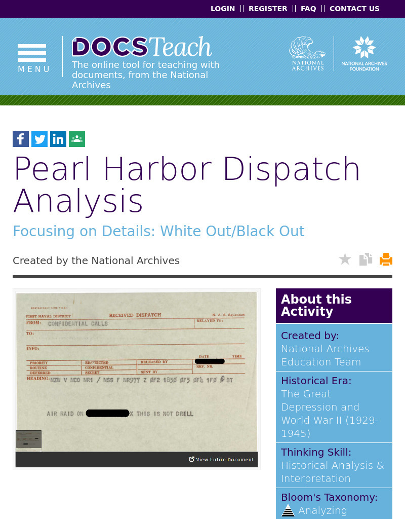 Pearl Harbor Dispatch Analysis Interactive