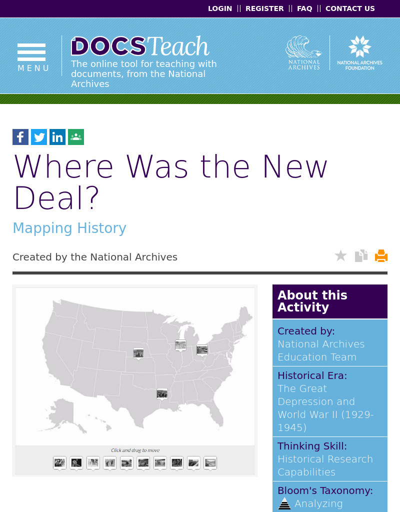Where Was the New Deal? Interactive