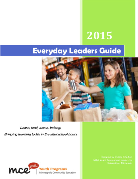 Everyday Leaders Guide Unit Plan