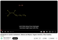 Introduction to Reaction Mechanisms, Alkenes and Alkynes, Organic Chemistry Instructional Video