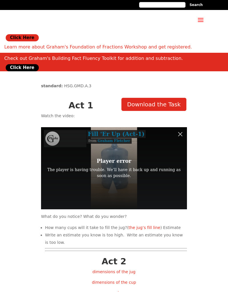 Fill ‘er Up Activity